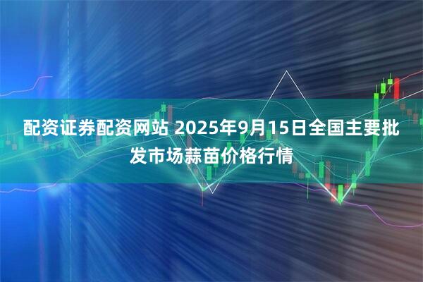 配资证券配资网站 2025年9月15日全国主要批发市场蒜苗价格行情