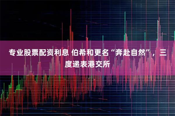 专业股票配资利息 伯希和更名“奔赴自然”，三度递表港交所