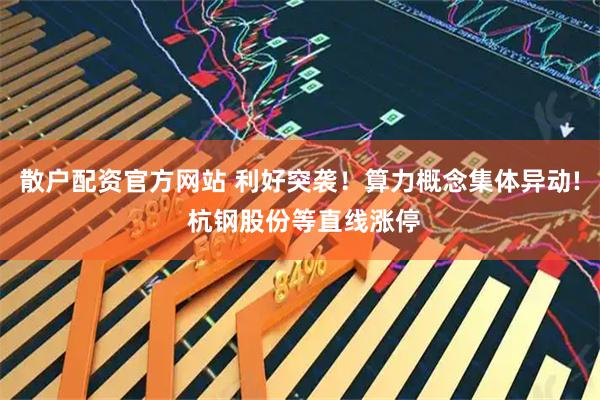 散户配资官方网站 利好突袭！算力概念集体异动! 杭钢股份等直线涨停